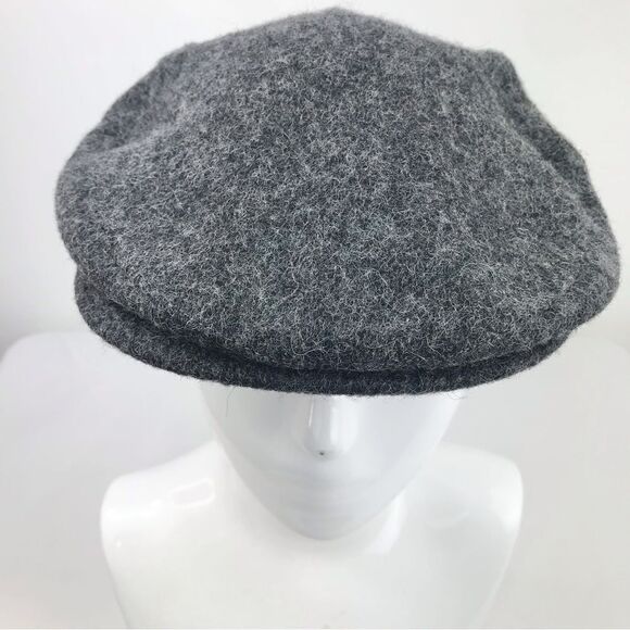 Stetson Gray Wool Newsboy Peaky Blinders Classic Cap - Picture 3 of 12